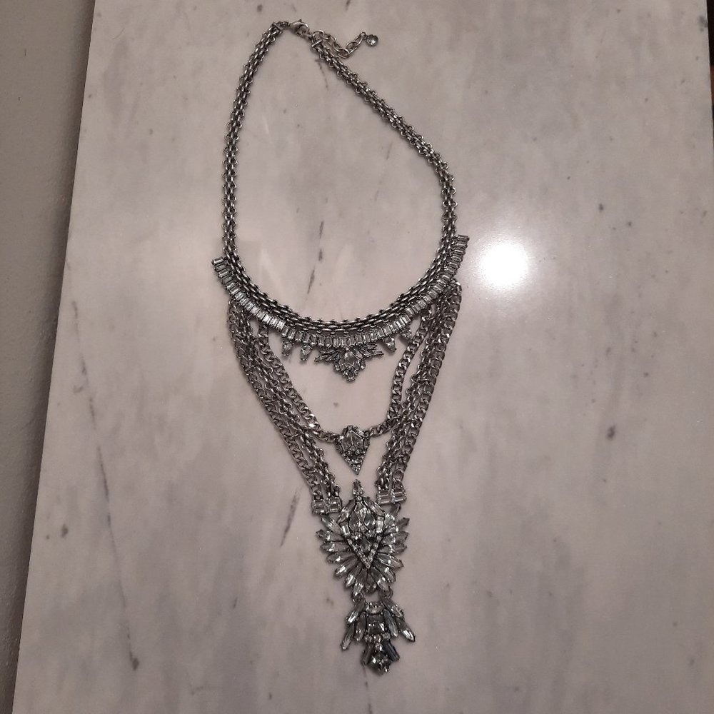 Baublebar Statement Necklace Silver
